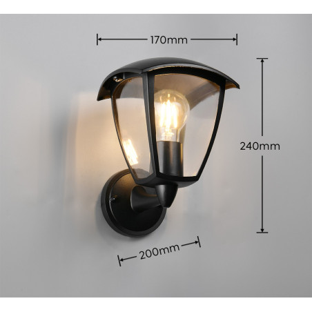 Lampa zewnętrzna ścienna VENTA 263260232 Trio