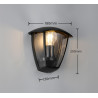 Lampa zewnętrzna ścienna VENTA 263260332 Trio