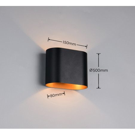 Lampa ścienna ALANI 266100180 Trio