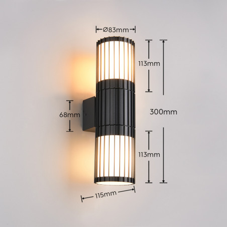 Lampa zewnętrzna ścienna VOLGA 269460242 Trio