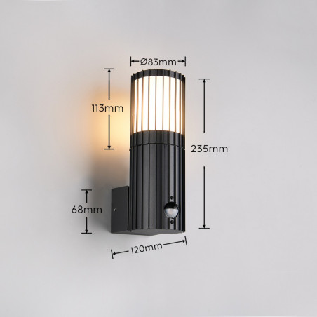 Lampa zewnętrzna ścienna VOLGA 269469142 Trio