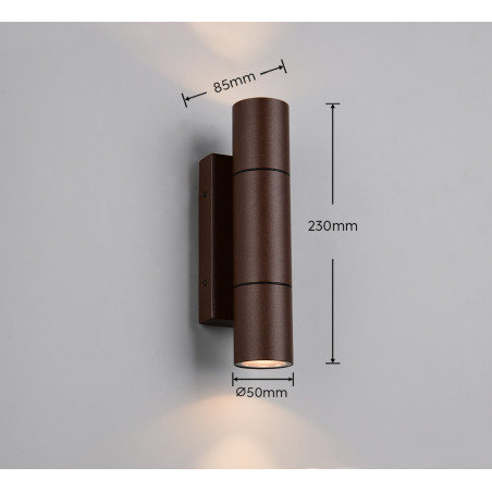 Lampa zewnętrzna ścienna YAMUNA 269760224 Trio