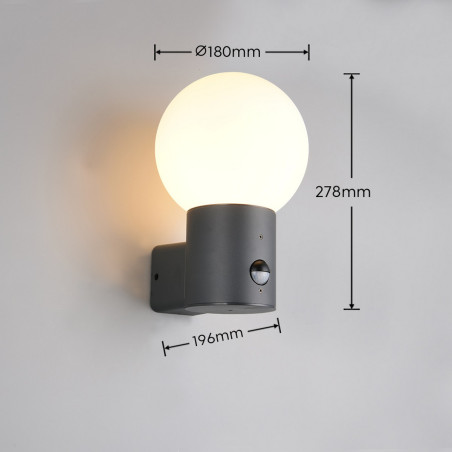 Lampa zewnętrzna ścienna MURES 269869142 Trio