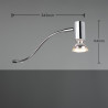 Lampa ścienna GIADA 283400106 Trio