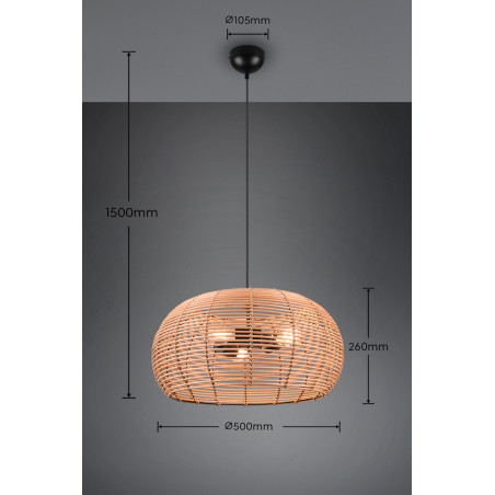 Lampa wisząca INGA 312200336 Trio