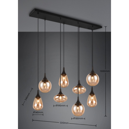 Lampa wisząca LUMINA 317000813 Trio