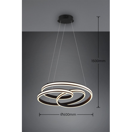 Lampa wisząca YARA 326210132 Trio