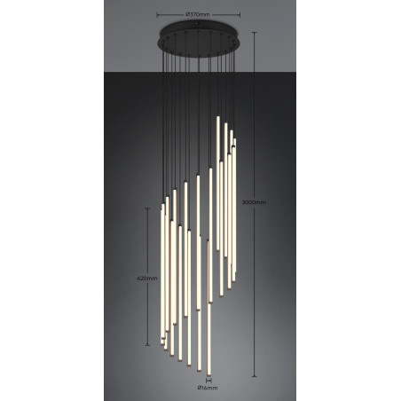Lampa wisząca BAXTER 330632032 Trio