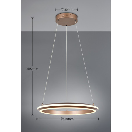 Lampa wisząca AMADOR 331010165 Trio
