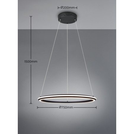 Lampa wisząca AMADOR 331019132 Trio