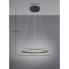 Lampa wisząca AMADOR 331019132 Trio