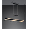 Lampa wisząca ARCOLA 331210332 Trio