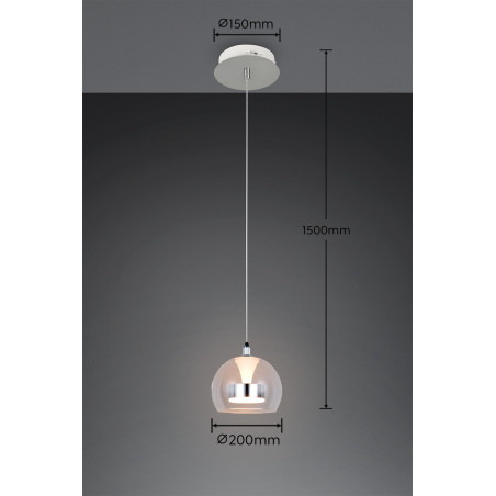 Lampa wisząca FLYNT 331610106 Trio