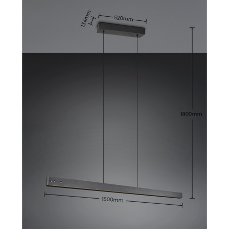 Lampa wisząca DONEGAL 333310232 Trio