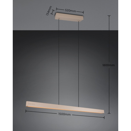 Lampa wisząca DONEGAL 333310243 Trio