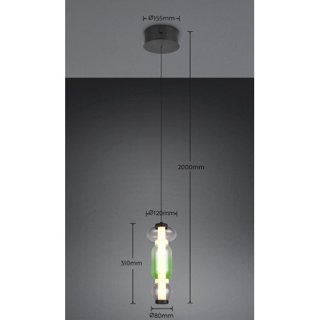 Lampa wisząca MINERVA 334310117 Trio