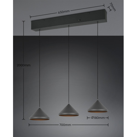 Lampa wisząca LAGUNA 336210332 Trio