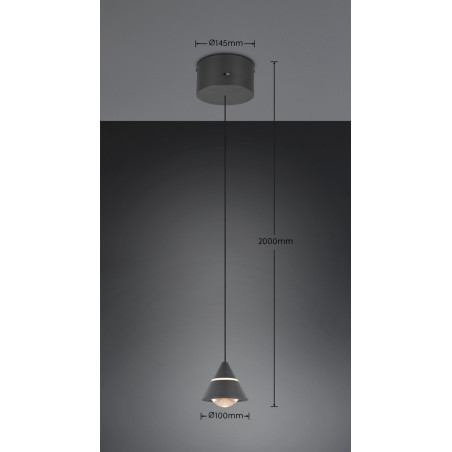 Lampa wisząca ROMEO 337010132 Trio