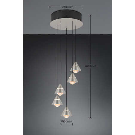 Lampa wisząca ROMEO 337030507 Trio