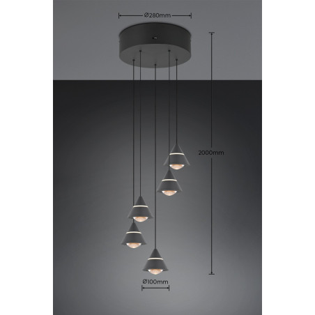 Lampa wisząca ROMEO 337030532 Trio