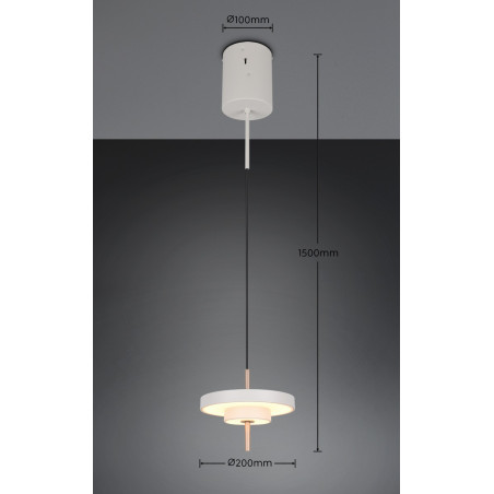 Lampa wisząca KEATON 340210176 Trio
