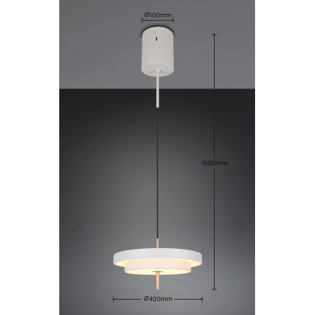 Lampa wisząca KEATON 340219176 Trio