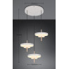 Lampa wisząca KEATON 340230376 Trio