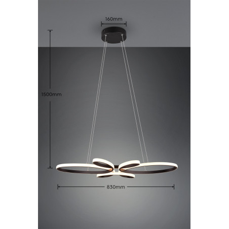 Lampa wisząca FLY 345619132 Trio