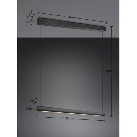 Lampa wisząca WALLACE 347910132 Trio