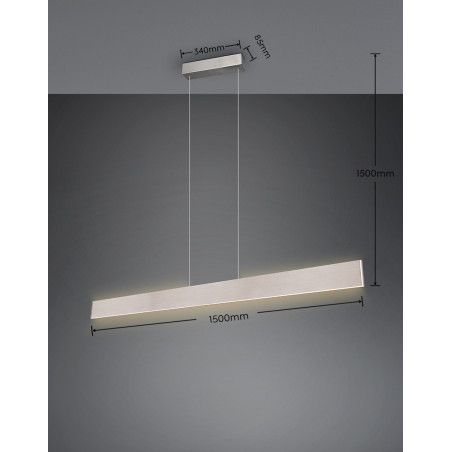 Lampa wisząca GALWAY 349710107 Trio