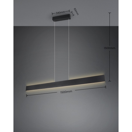 Lampa wisząca GALWAY 349710132 Trio