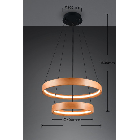 Lampa wisząca LYNWOOD 355039130 Trio