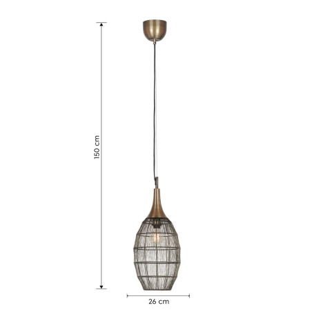 Lampa wisząca SORAYA 365420104 Trio