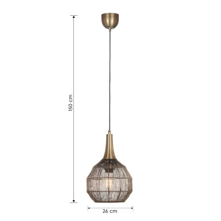 Lampa wisząca SORAYA 365430104 Trio