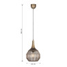 Lampa wisząca SORAYA 365430104 Trio