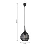 Lampa wisząca SORAYA 365430132 Trio