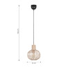 Lampa wisząca GILA 365700166 Trio