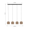 Lampa wisząca SMILLA 366800436 Trio