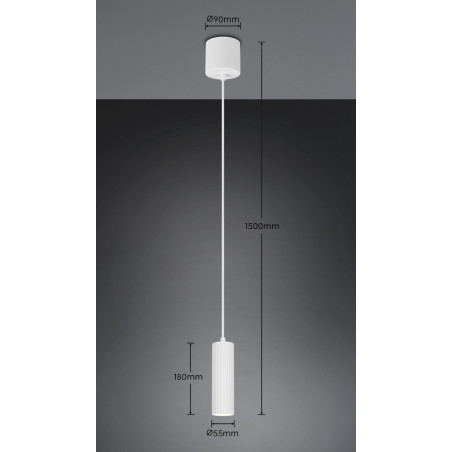 Lampa wisząca SOKA 367700131 Trio