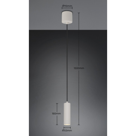 Lampa wisząca SOKA 367700176 Trio
