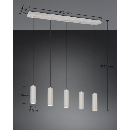 Lampa wisząca SOKA 367700576 Trio