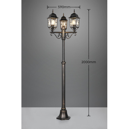 Lampa zewnętrzna stojąca VOLTURNO 405960328 Trio