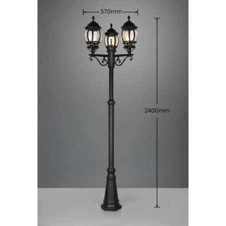 Lampa zewnętrzna stojąca ELVO 406960332 Trio