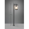 Lampa zewnętrzna stojąca CAVADO 411060142 Trio