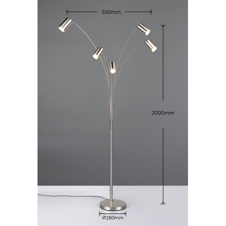 Lampa podłogowa MARLEY 412400507 Trio