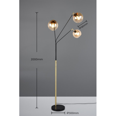 Lampa podłogowa PAXTON 416900380 Trio