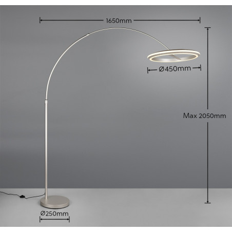 Lampa podłogowa AMADOR 442410107 Trio