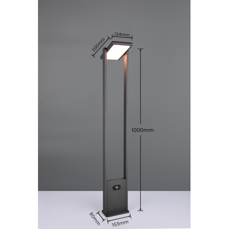 Lampa zewnętrzna solarna MALAWI 453769142 Trio