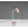 Lampa stołowa MARLEY 512400165 Trio