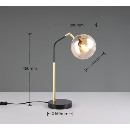 Lampa stołowa PAXTON 516900180 Trio